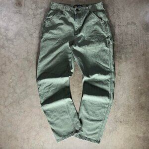 Lee vintage modern Green and Khaki Trousers/dungarees